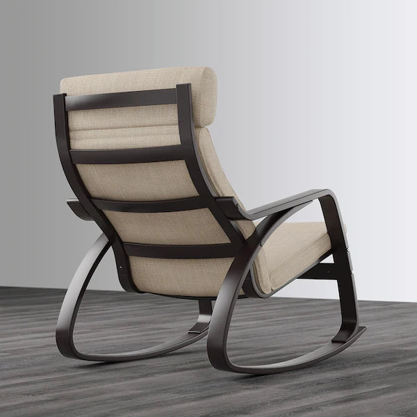 IKEA POÄNG Rocking chair, birch veneer/Hillared beige