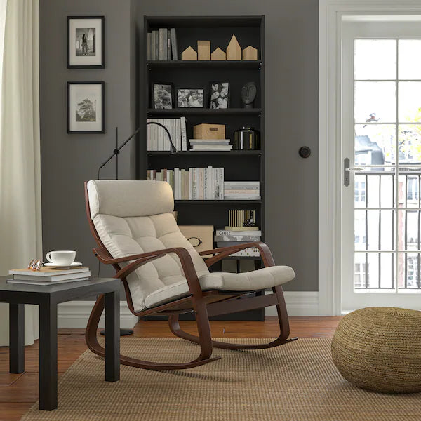 IKEA POÄNG Rocking chair, birch veneer/Gunnared beige