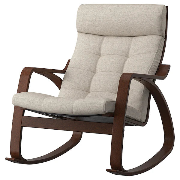 IKEA POÄNG Rocking chair, birch veneer/Gunnared beige