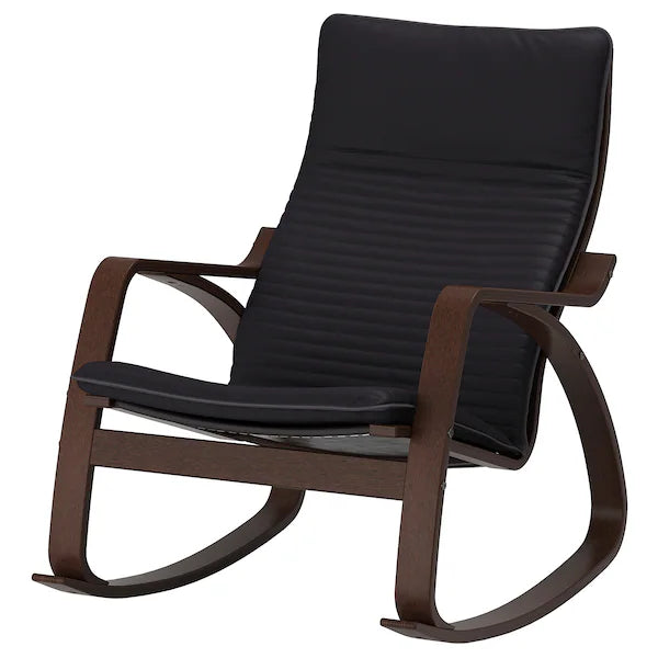 IKEA POÄNG Rocking chair, birch veneer/Knisa black
