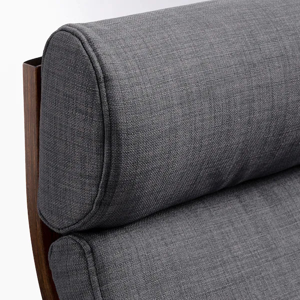 IKEA POÄNG Rocking chair, birch veneer/Skiftebo dark gray