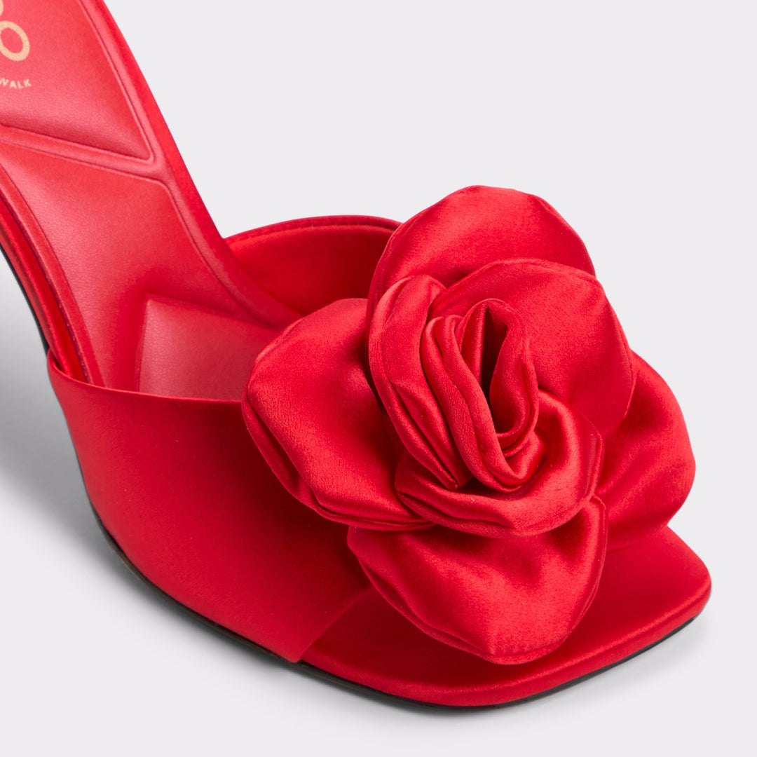 ALDO  Red rose Heeled mule
