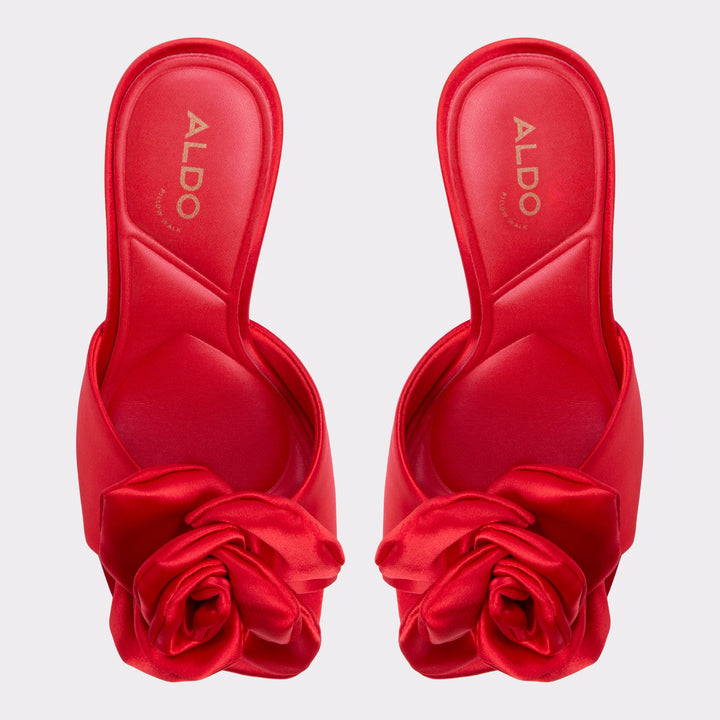 ALDO  Red rose Heeled mule