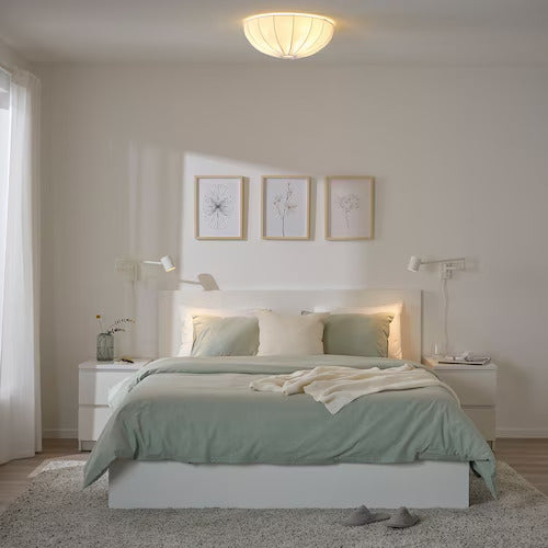 IKEA REGNSKUR Ceiling lamp, white, 19 "