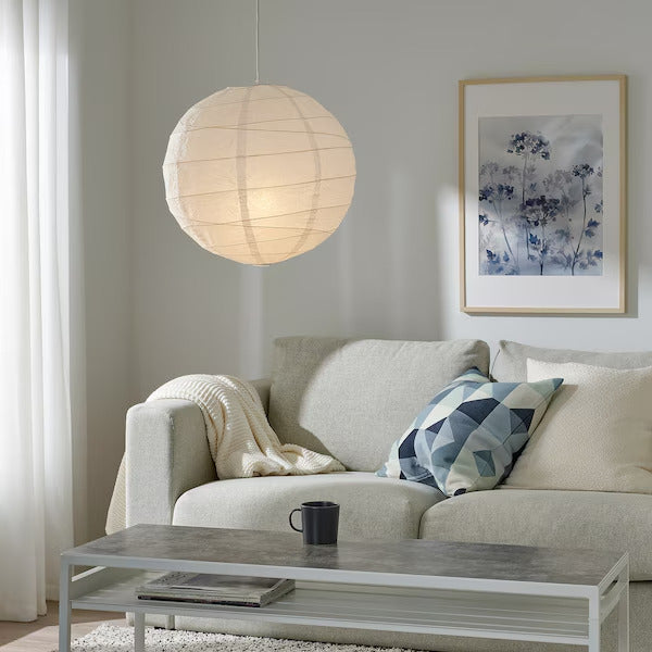 IKEA REGOLIT / HEMMA Pendant lamp, white, 18 "