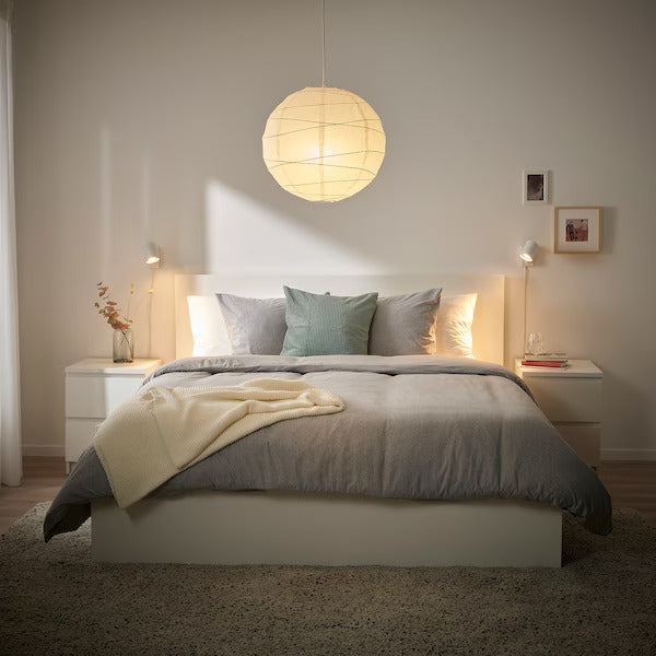 IKEA REGOLIT / HEMMA Pendant lamp, white, 18 "