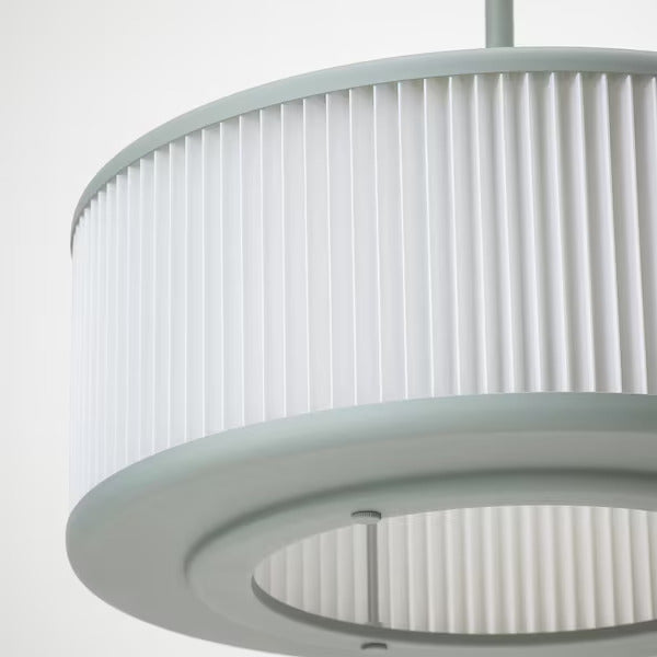 IKEA REMTÅNG Pendant lamp, gray-green, 15 "