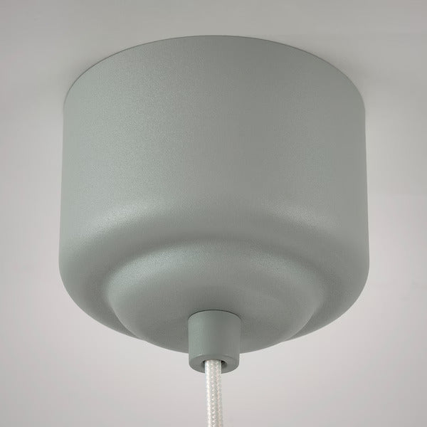 IKEA REMTÅNG Pendant lamp, gray-green, 15 "