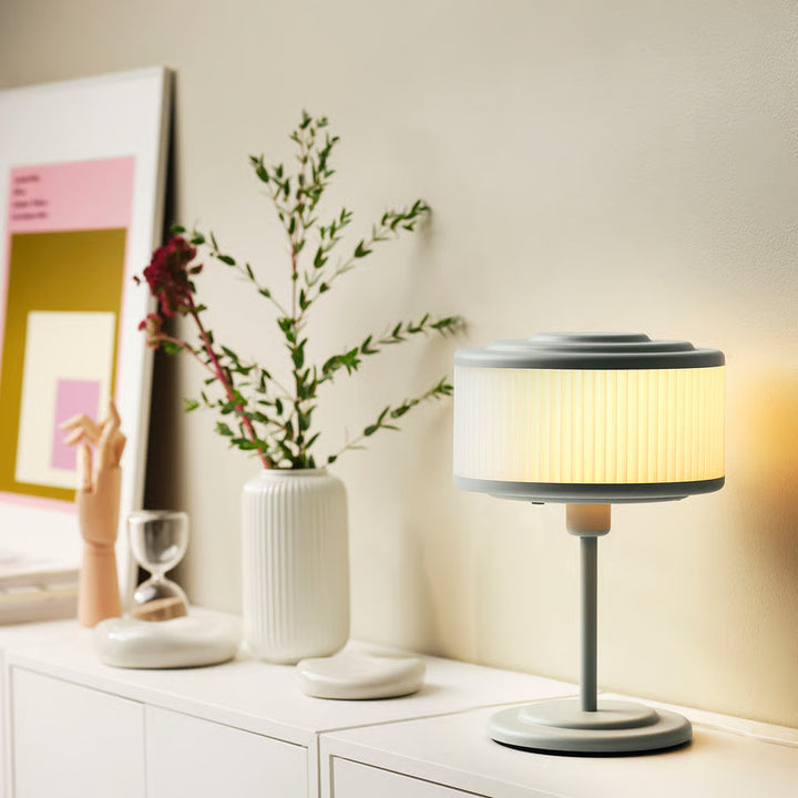 IKEA REMTÅNG Table lamp, gray-green, 15 "