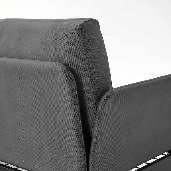 IKEA REVSKÄR 3-seat conversation set, outdoor anthracite/Frösön/Duvholmen dark gray