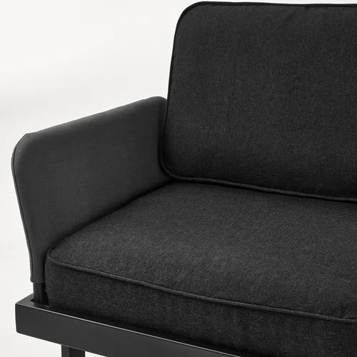 IKEA REVSKÄR 3-seat conversation set, outdoor anthracite/Järpön/Duvholmen anthracite