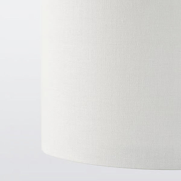 IKEA RINGSTA / SKAFTET Floor lamp, white/nickel plated