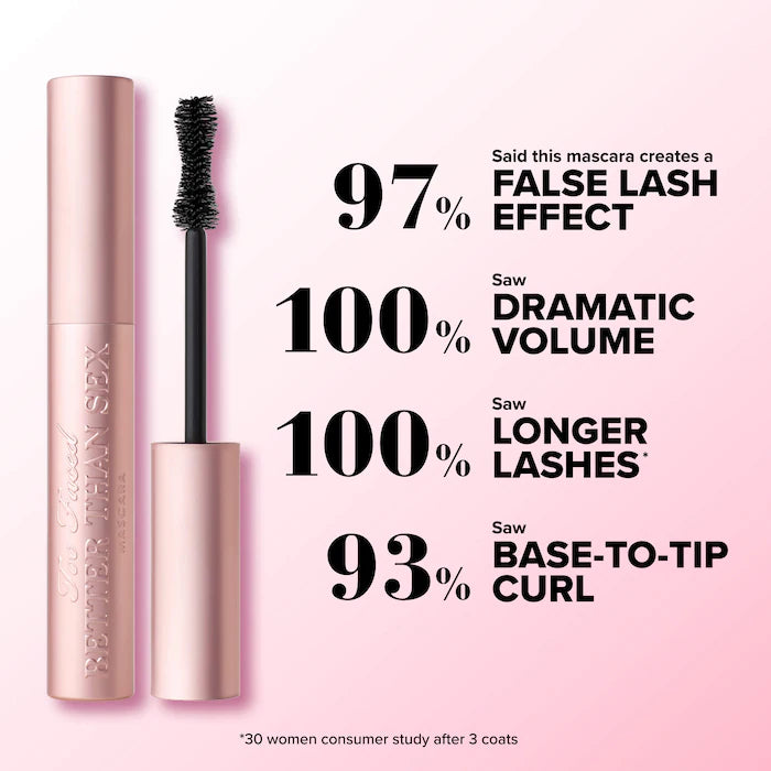 Two Faced Better Than Sex Volumizing & Lengthening Mascara