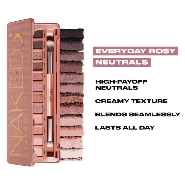 Urban Decay Naked3 Soft Pink Eyeshadow Palette