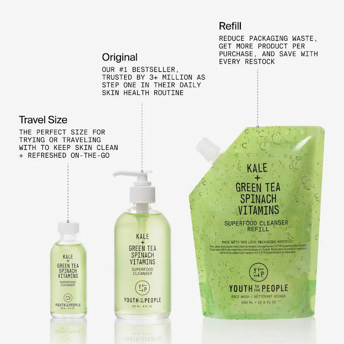 Youth To The People  Superfood Gentle Antioxidant Refillable Cleanser