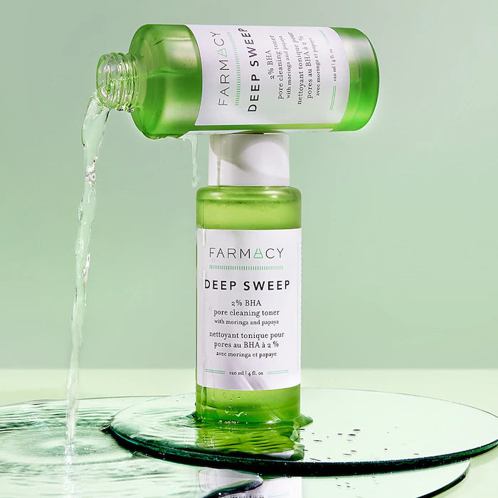 Farmacy  Deep Sweep 2% BHA Pore Cleaning Toner with Moringa + Papaya