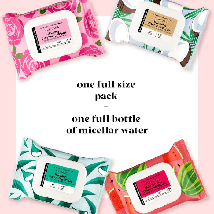 SEPHORA COLLECTION  Cleansing + Exfoliating Wipes