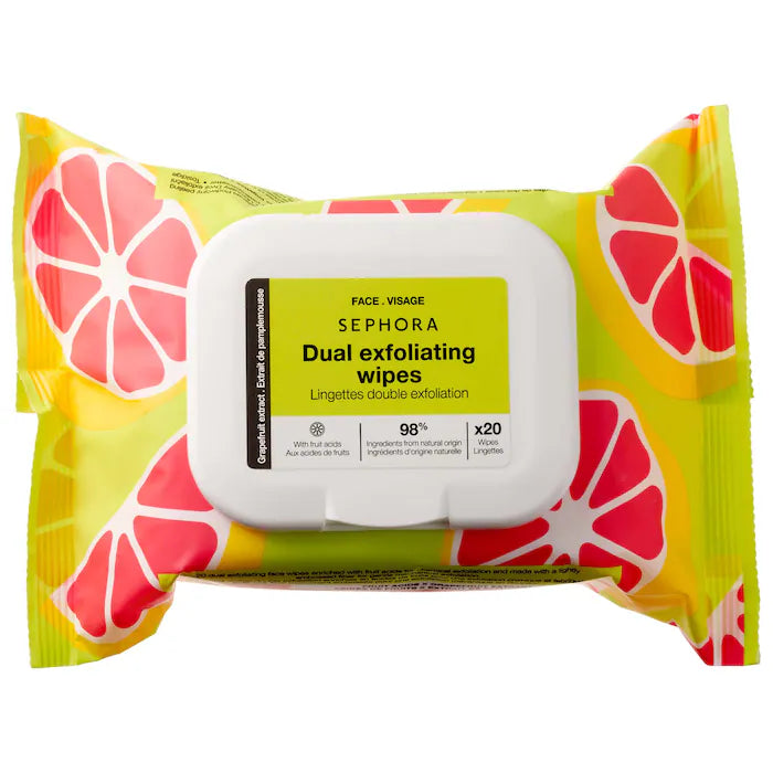 SEPHORA COLLECTION  Cleansing + Exfoliating Wipes