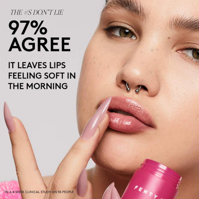 Fenty Beauty by Rihanna  Plush Puddin’ Intensive Recovery Lip Mask With Pomegranate Sterols + Vitamin E 1.1K | Ask a question | 251.6K