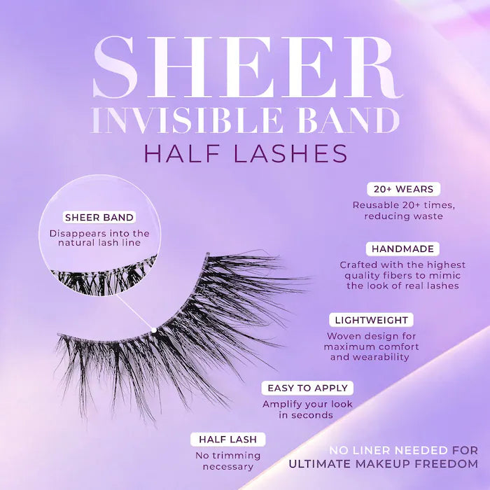 Lilly Lashes Sheer Band False Eyelashes