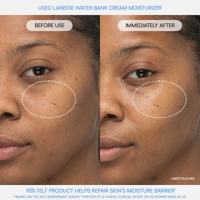 LANEIGE  Water Bank Blue Hyaluronic Cream Moisturizer for Moisture Barrier Repair