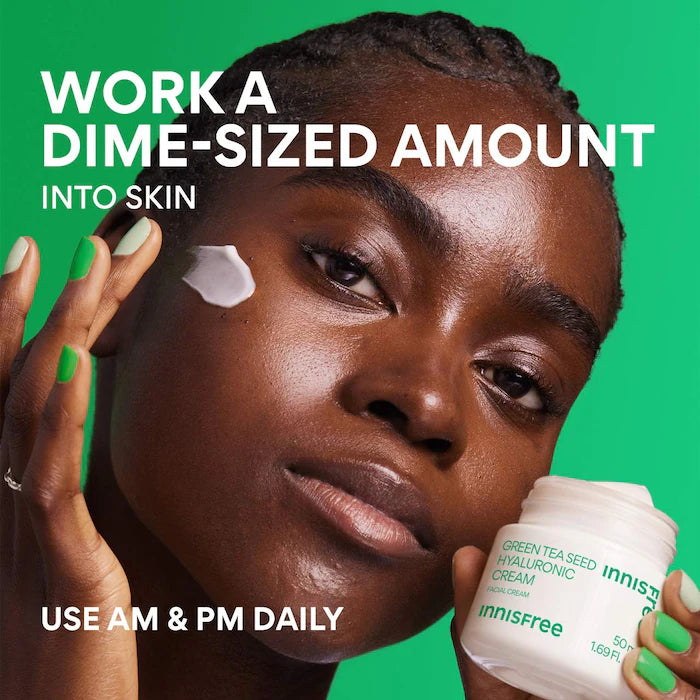 innisfree  Green Tea Seed Hyaluronic Acid Hydrating Cream
