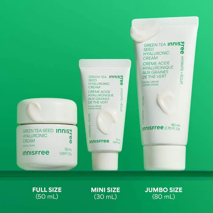 innisfree  Green Tea Seed Hyaluronic Acid Hydrating Cream