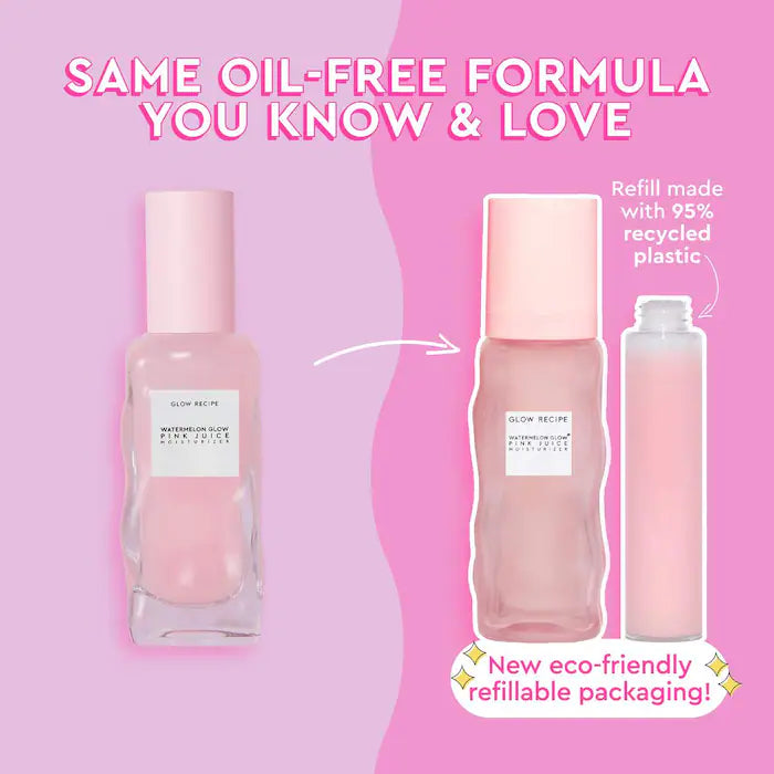 Glow Recipe  Watermelon Pink Juice Oil-Free Refillable Moisturizer