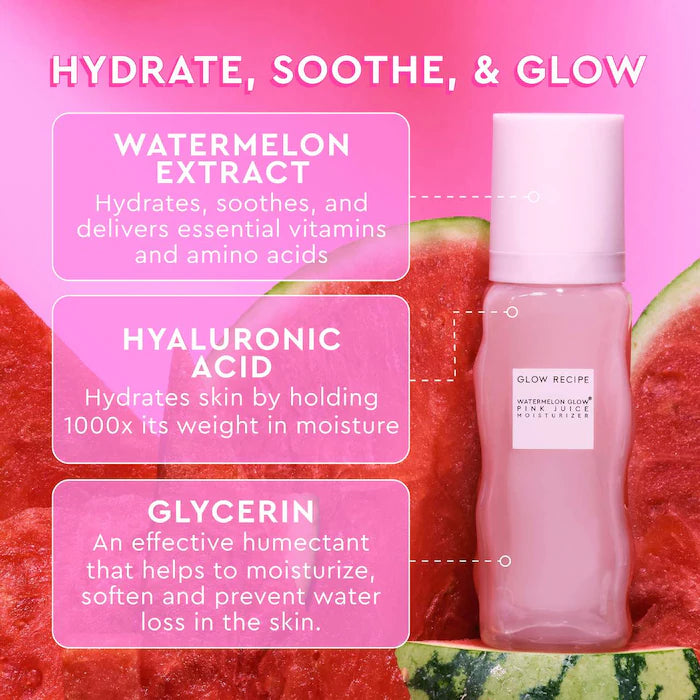 Glow Recipe  Watermelon Pink Juice Oil-Free Refillable Moisturizer