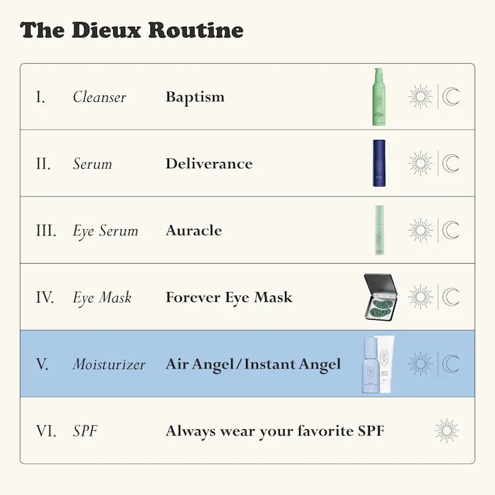 Dieux  Instant Angel Lipid & Peptide-Rich Moisturizer + Barrier Repair