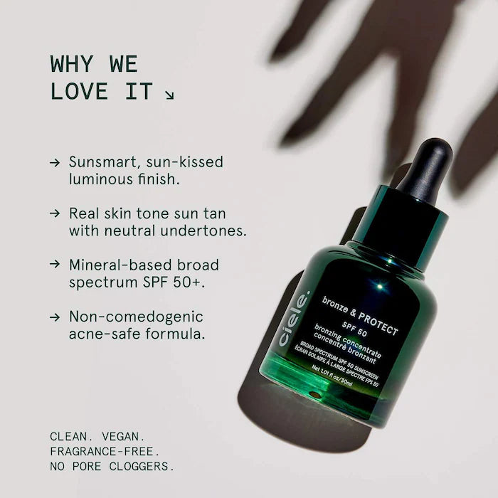 Ciele  bronze & PROTECT SPF 50+ bronzing concentrate