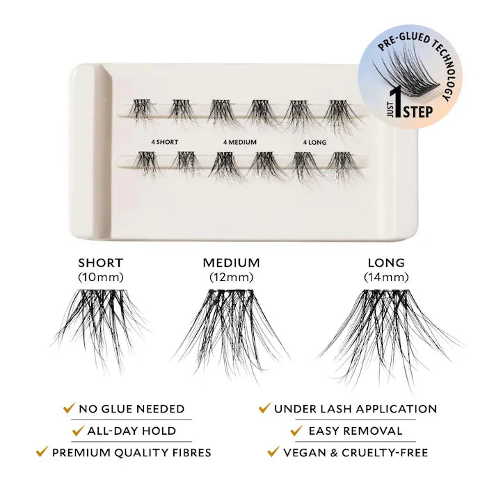 Velour-Xtensions™ Self-Stick Lash Clusters