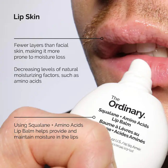 The Ordinary  Squalane + Amino Acids Hydrating Lip Balm
