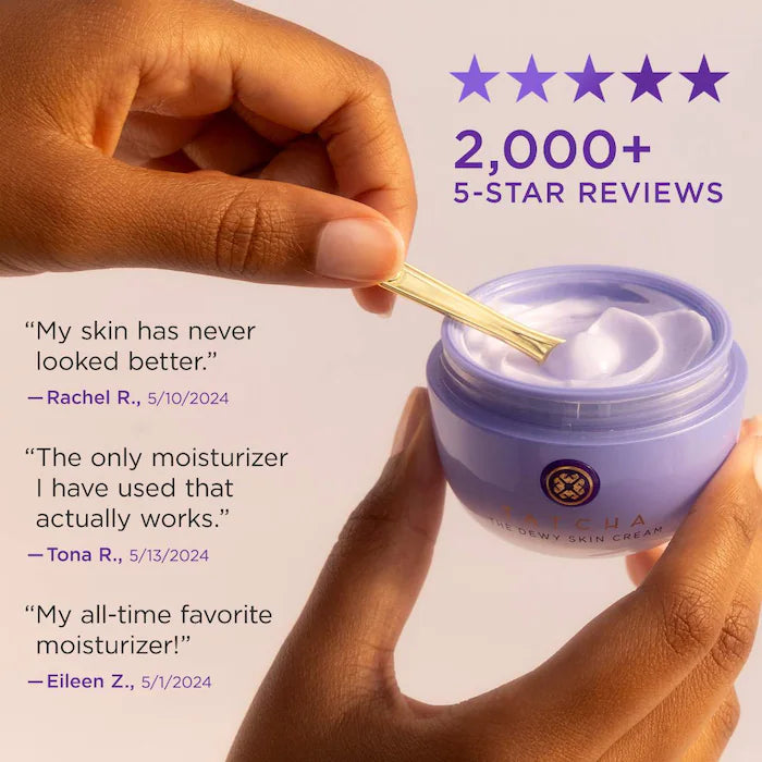 Tatcha  The Dewy Skin Cream Plumping & Hydrating Refillable Moisturizer