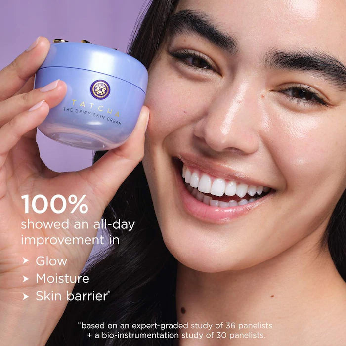 Tatcha  The Dewy Skin Cream Plumping & Hydrating Refillable Moisturizer