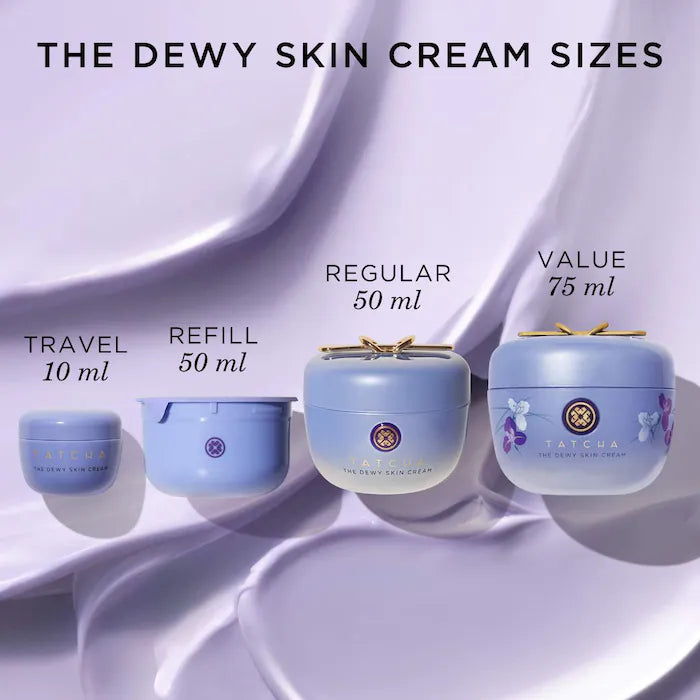 Tatcha  The Dewy Skin Cream Plumping & Hydrating Refillable Moisturizer