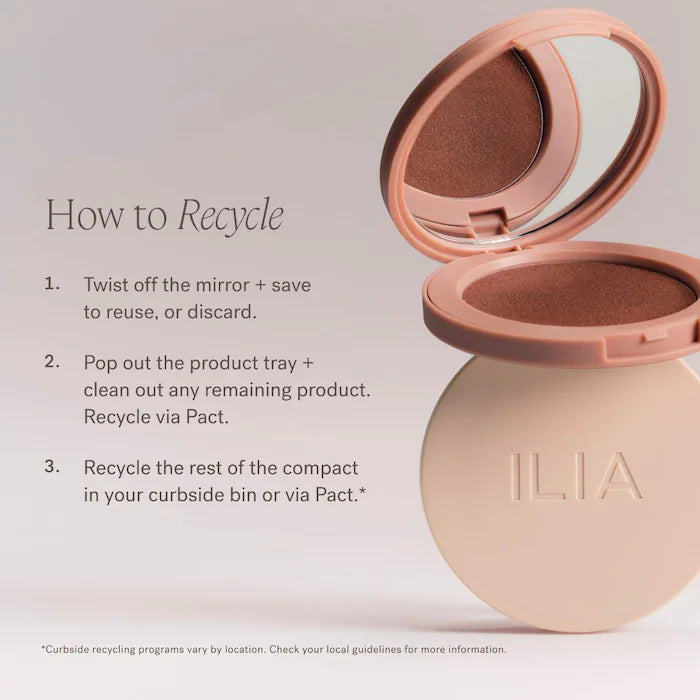 ILIA  Sunshift Weightless Silky Cream Bronzer with 12-hour Wear