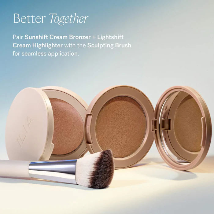 ILIA  Sunshift Weightless Silky Cream Bronzer with 12-hour Wear