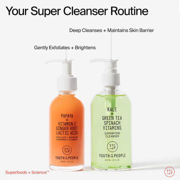 Youth To The People  Superfruit Gentle Exfoliating Cleanser with Vitamin C + Papaya 504 | Ask a question | 53.2K