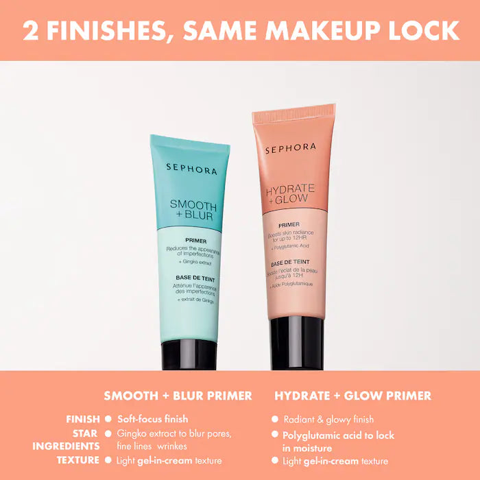 SEPHORA Hydrate + Glow Primer Hydrate + Glow Primer with Polyglutamic Acid
