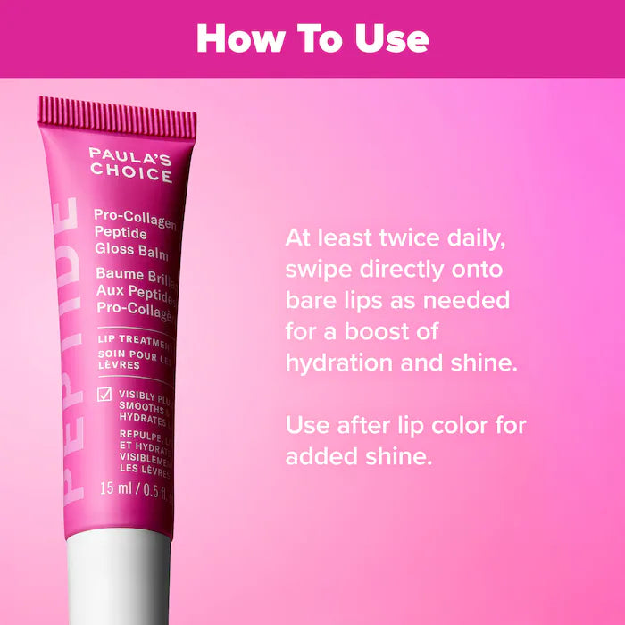 Paula's Choice  Pro-Collagen Peptide Plumping Gloss Balm Lip Treatment