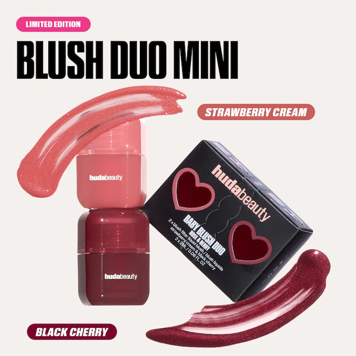 HUDA BEAUTY  Mini Baby Blush Duo Set