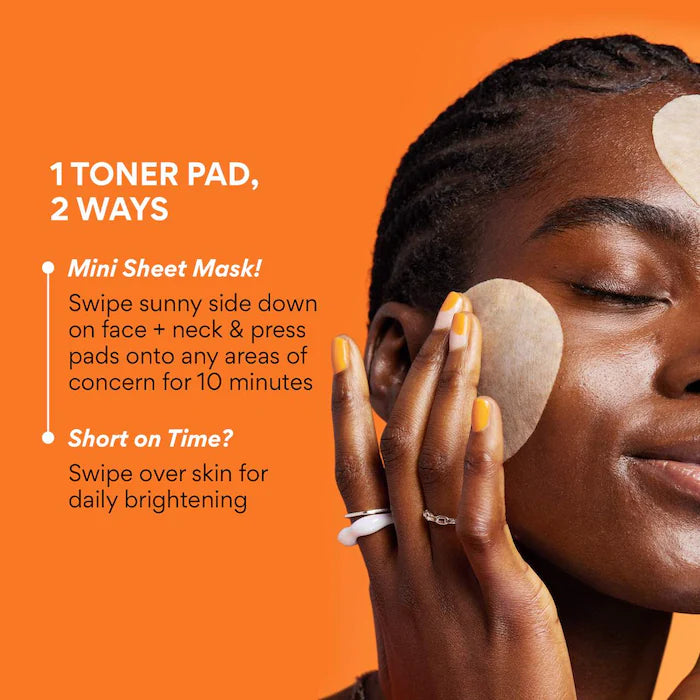 Innisfree  Green Tea Enzyme Vitamin C Brightening + Exfoliating Toner Pads