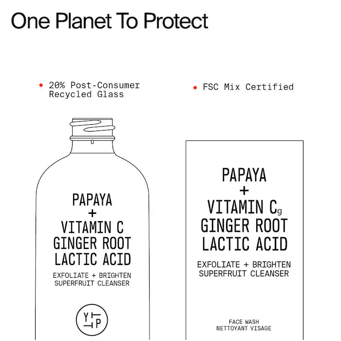 Youth To The People  Mini Superfruit Gentle Exfoliating Cleanser with Vitamin C + Papaya