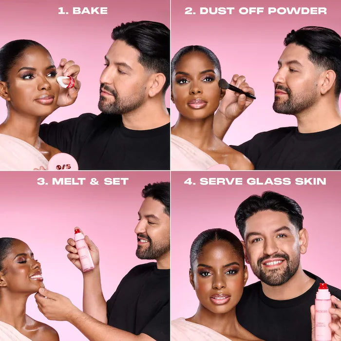 ONE/SIZE Easy Bake and Snatch Pressed Talc-Free Brightening and Setting Powder