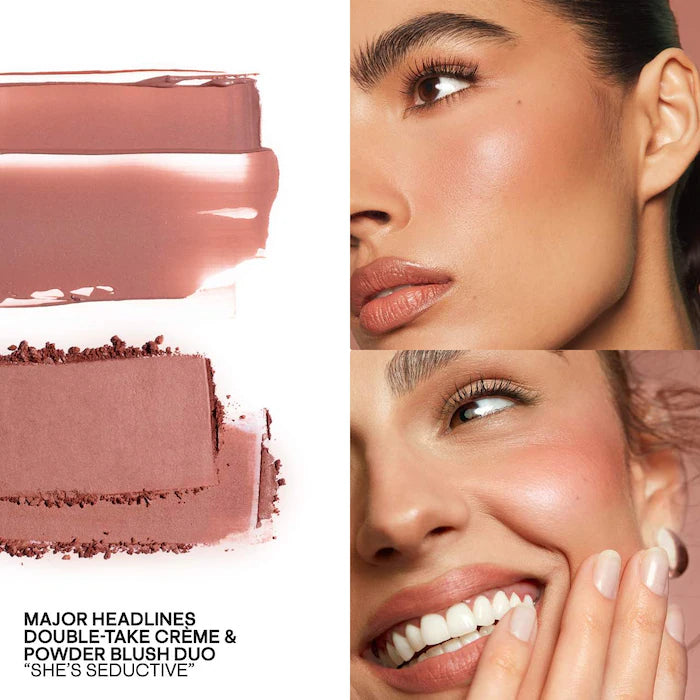 PATRICK TA  Major Headlines Double-Take Crème & Powder Blush Duo