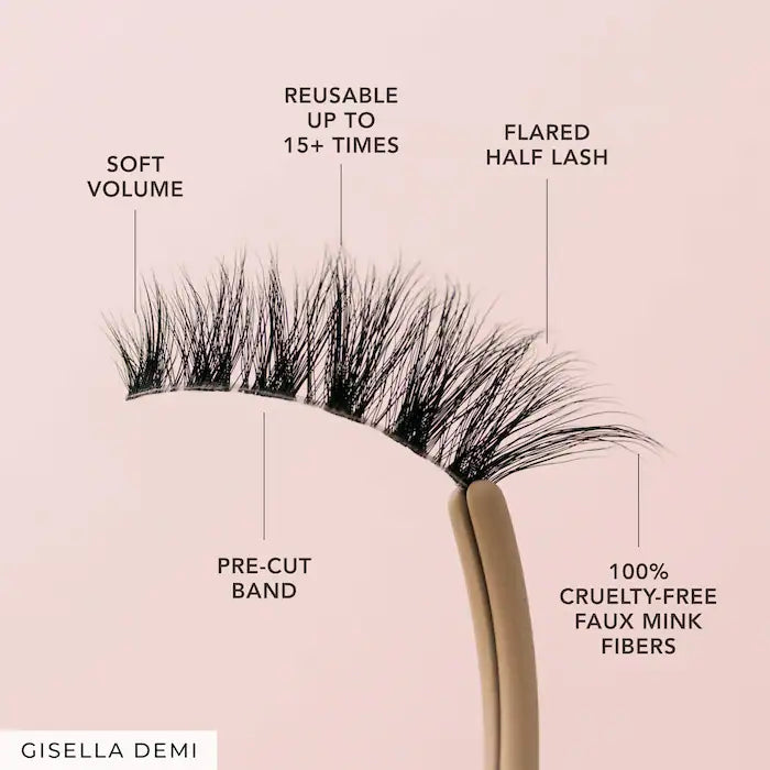 House of Lashes  Reusable Wispy Faux Mink Demi Half Lashes