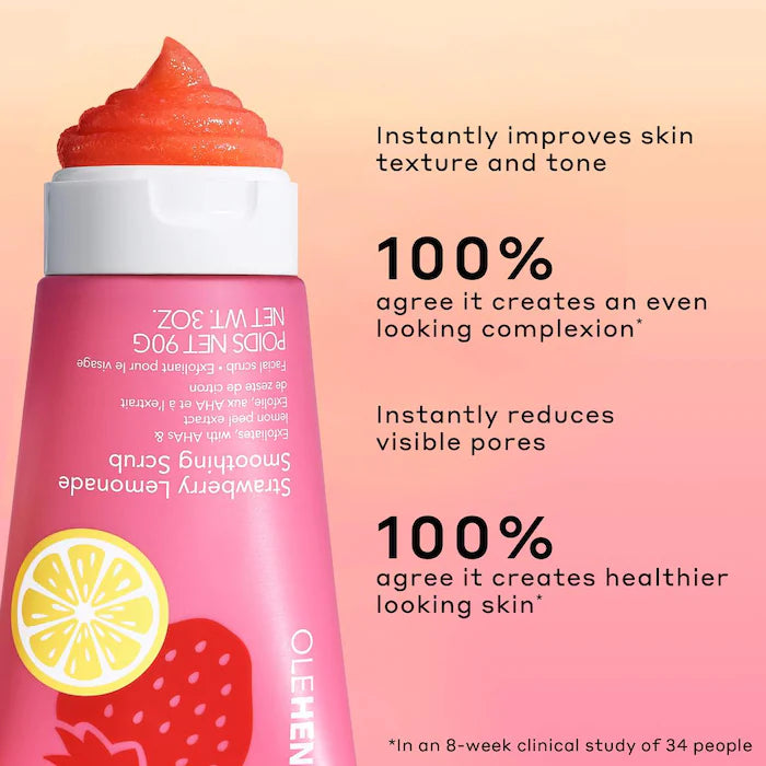 OLEHENRIKSEN  10% AHA Lemonade Smoothing Scrub