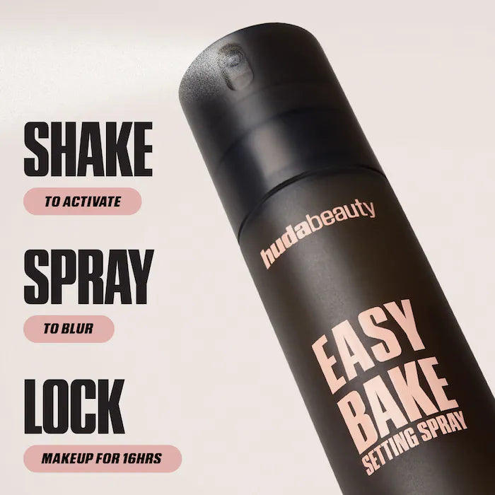 HUDA BEAUTY  Easy Bake Blurring Setting Spray with 16-Hour Wear