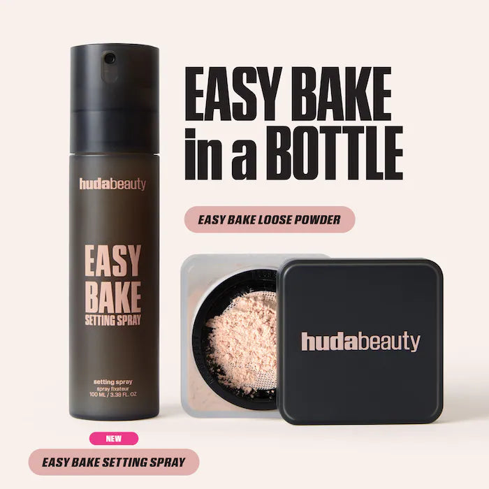 HUDA BEAUTY  Easy Bake Blurring Setting Spray with 16-Hour Wear